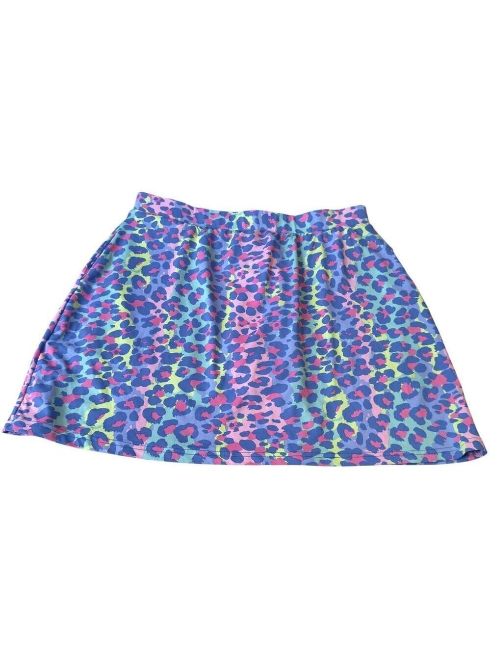 NWOT Banana Boat Women’s Sz L Leopard Print Skort UPF 50